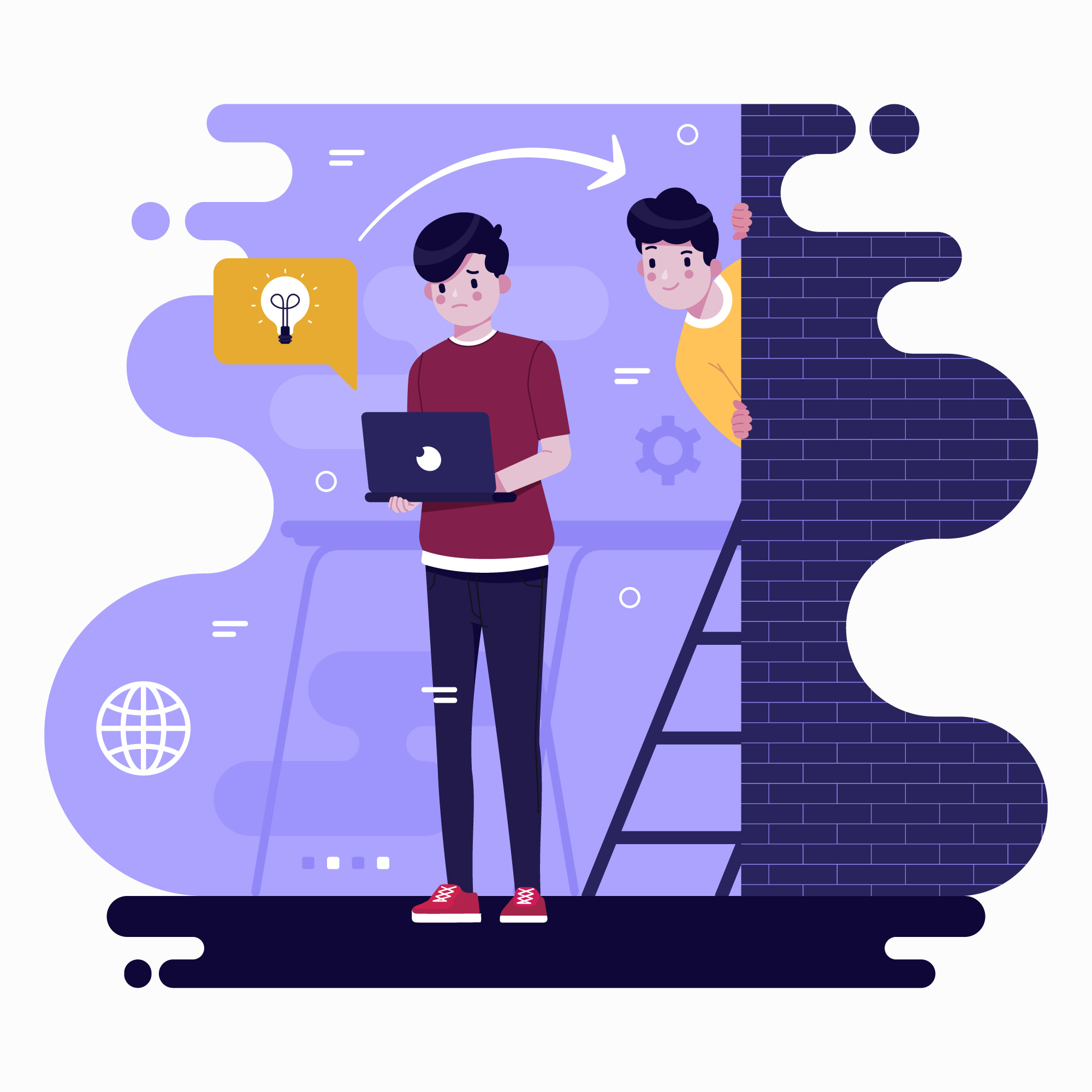 Web Development Illustration